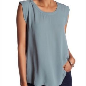 Jade colored Pleione blouse